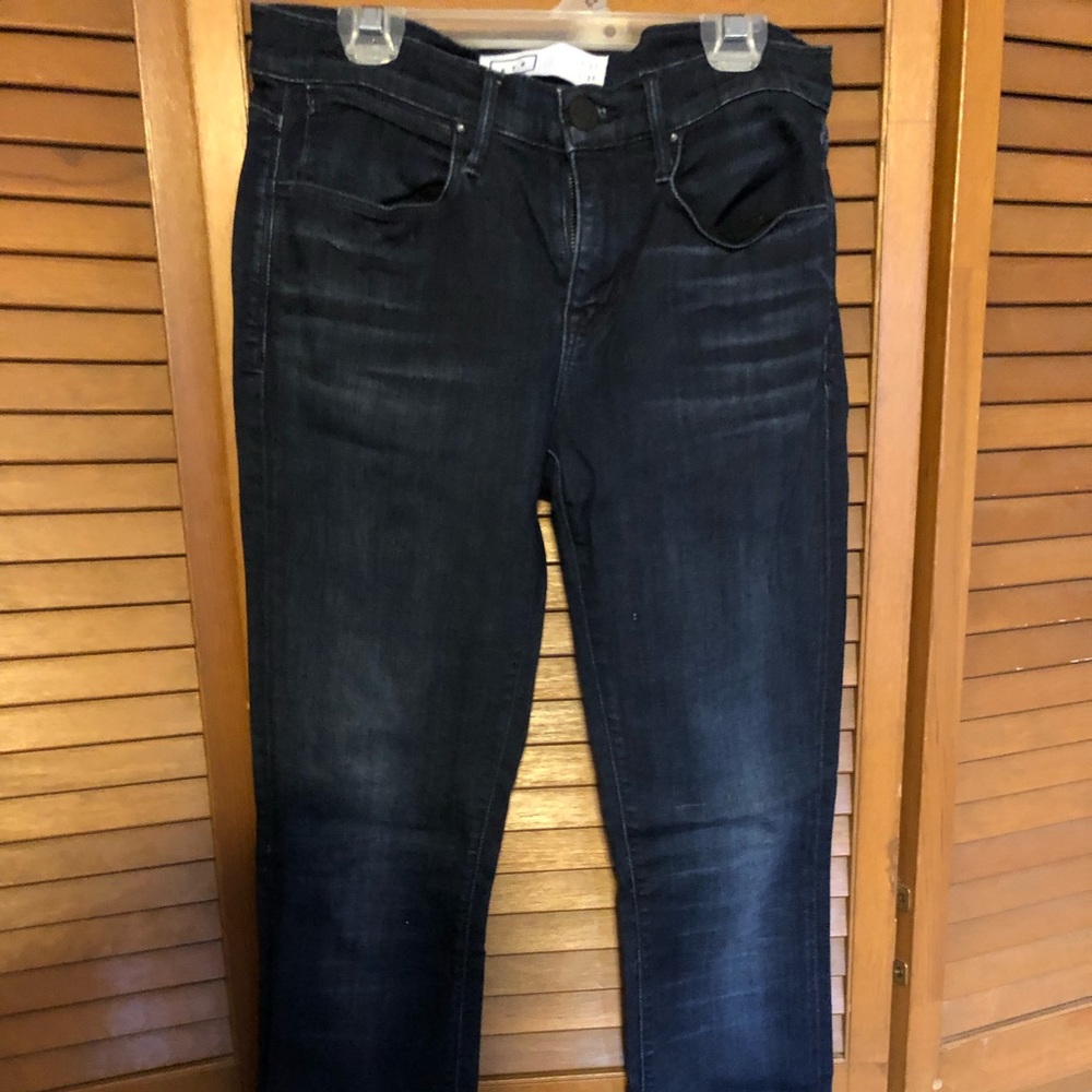 Ayr dark rinse skinny jeans. Washed once